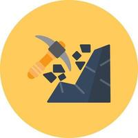 Mining Creative Icon Design vector