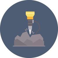 Mining Creative Icon Design vector