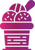 Ice Cream Creative Icon Design vector