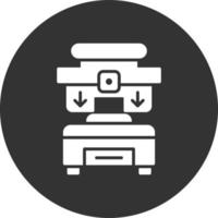 Press Machine Creative Icon Design vector