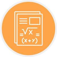 Maths Creative Icon Design vector