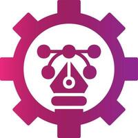 Gear Creative Icon Design vector