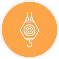Pulley Creative Icon Design vector