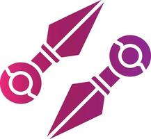 Kunai Creative Icon Design vector