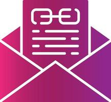 Email Link Creative Icon Design vector