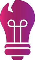 Bulb Creative Icon Design vector