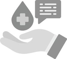 Blood Donation Creative Icon Design vector