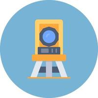 Theodolite Creative Icon Design vector