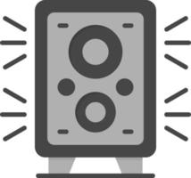 diseño de icono creativo de altavoz vector