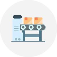 Conveyor Belt Creative Icon Design vector