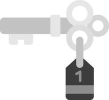 Door Key Creative Icon Design vector