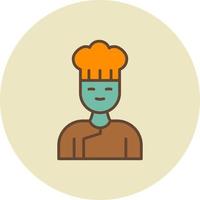 diseño de icono creativo de chef vector