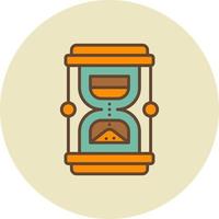 diseño de icono creativo de reloj de arena vector