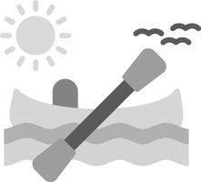 diseño de icono creativo de kayak vector