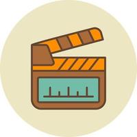 Clapperboard Creative Icon Design vector