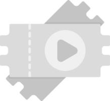 Ticket Creative Icon Design vector