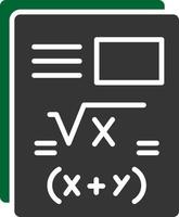 diseño de icono creativo de matemáticas vector