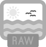 Raw Creative Icon Design vector