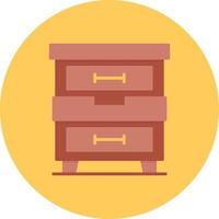 Drawers Creative Icon Design vector