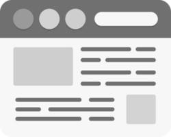 Browser Creative Icon Design vector