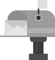 Mail Box Creative Icon Design vector