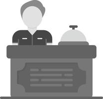 Receptionist Creative Icon Design vector