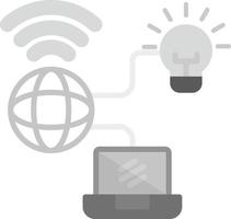 Internet Of Things Creative Icon Design vector