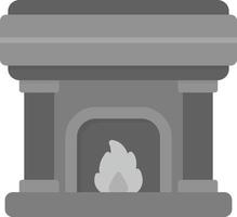 Fireplace Creative Icon Design vector