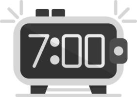 Alarm Clock Creative Icon Design vector