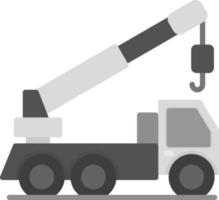 Crane Truck Creative Icon Design vector