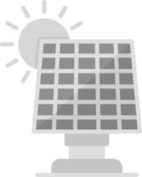 Solar Panel Creative Icon Design vector