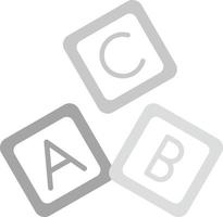 Abc Block Creative Icon Design vector