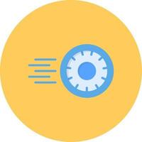 Frisbee Creative Icon Design vector