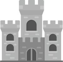 diseño de icono creativo de castillo vector