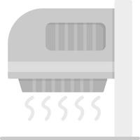 Hand Dryer Creative Icon Design vector