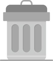 Trash Bin Creative Icon Design vector