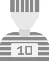 Prisoner Creative Icon Design vector