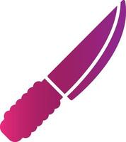 diseño de icono creativo de cuchillo vector