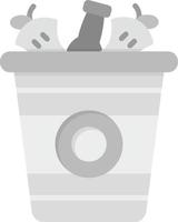 Waste Creative Icon Design vector