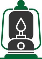 diseño de icono creativo de lámpara de aceite vector