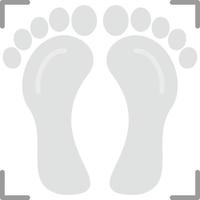 Foot Print Creative Icon Design vector