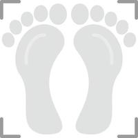 Foot Print Creative Icon Design vector