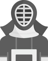 diseño de icono creativo de kendo vector