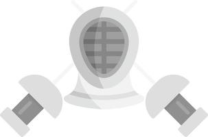 Fencing Creative Icon Design vector