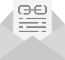 Email Link Creative Icon Design vector
