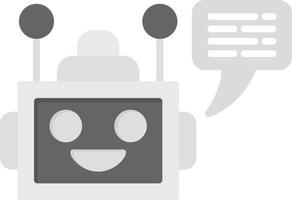 Chatbot Creative Icon Design vector