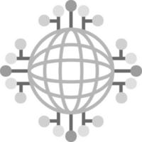 Global Network Creative Icon Design vector