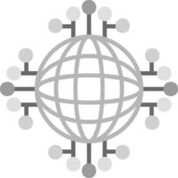 Global Network Creative Icon Design vector