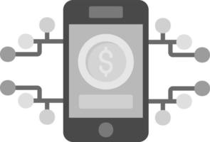 Digital Money Creative Icon Design vector