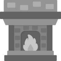 Fireplace Creative Icon Design vector